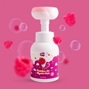 Pianka do mycia rąk malinowe bąbelki Super Bubbles